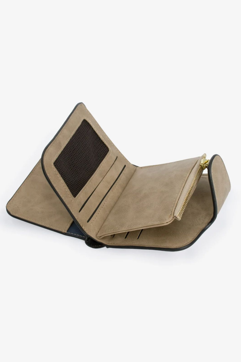 Small Bifold Purse - Tan