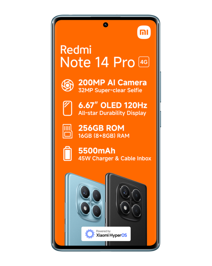 Note 14 Pro 256GB Daul Sim Cellphone - Blue