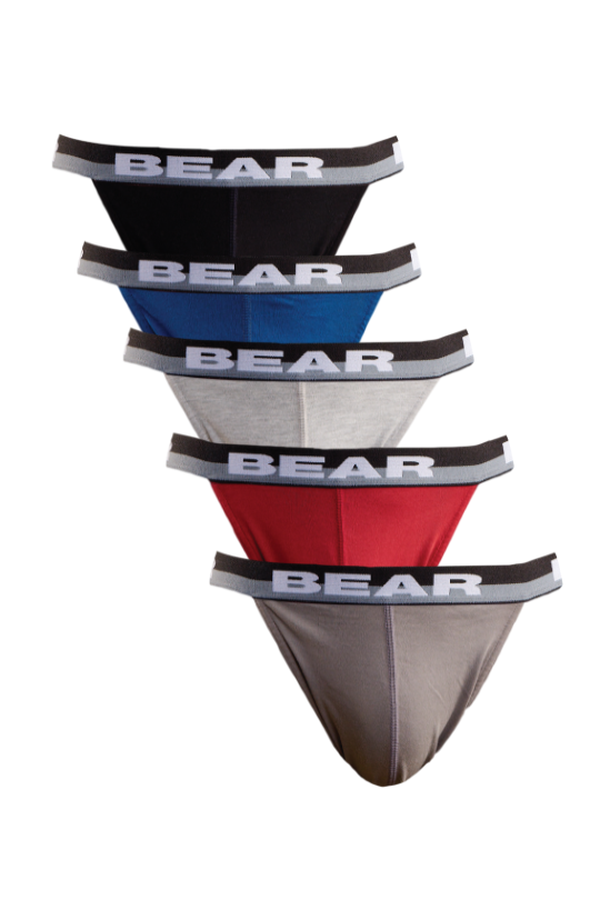 5 Pack Tanga Plain Briefs