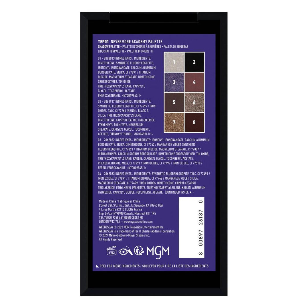 The Nevermore Academy Palette