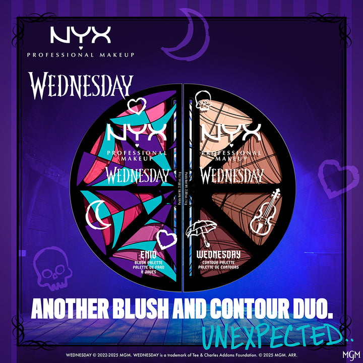 Wednesday Stained Glass Contour Palette