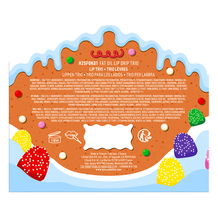 Holiday Fat Oil Trio Set