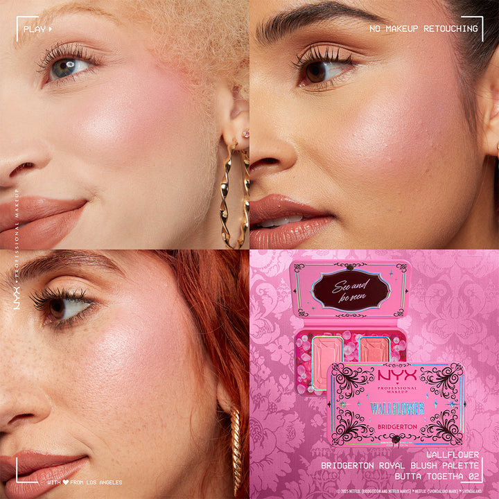 Nyx Bridgerton Flush  Blush Palette