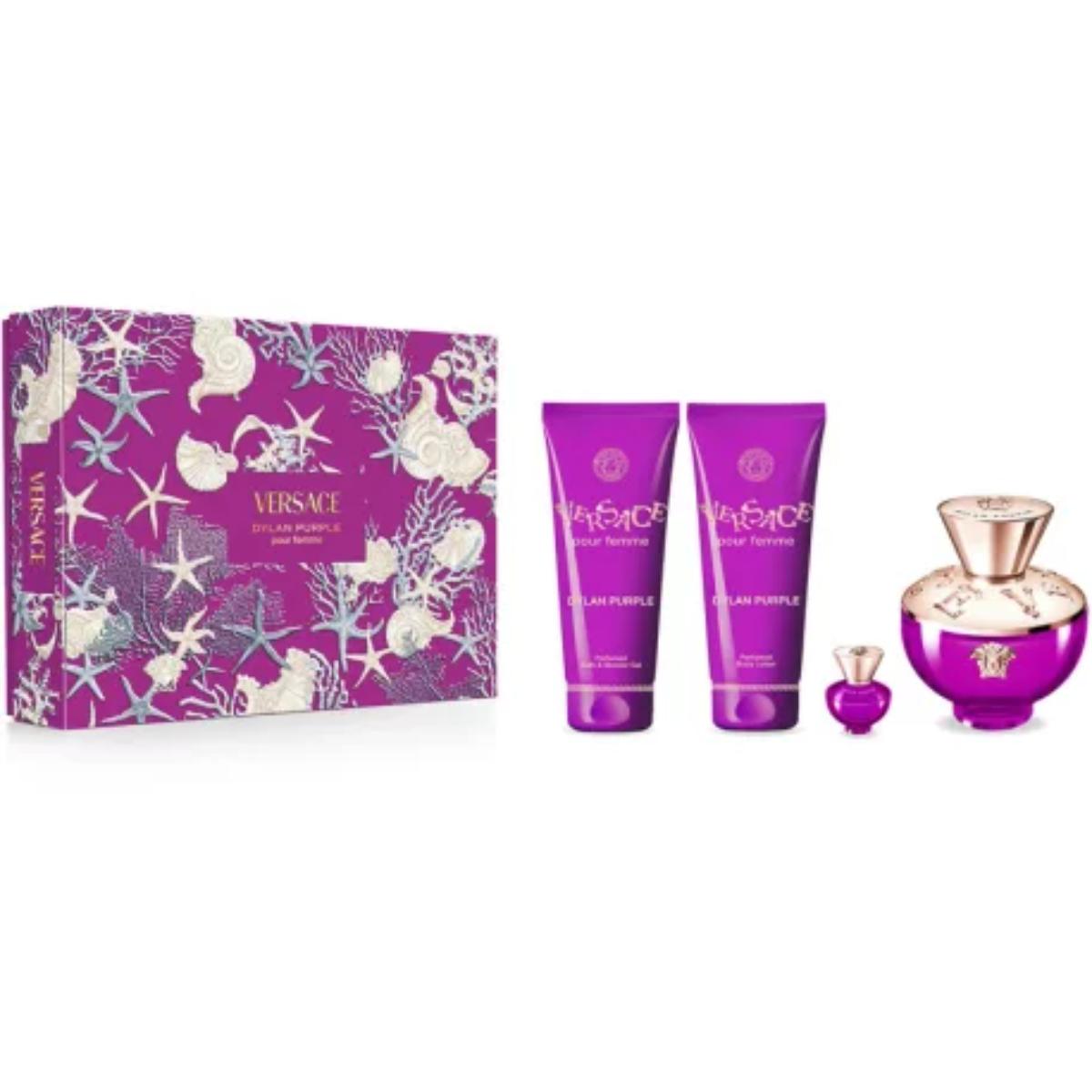 Versace Dylan Purple 100mlセット Ladies Dylan Purple Eau de Parfum Gift Set – Edgars
