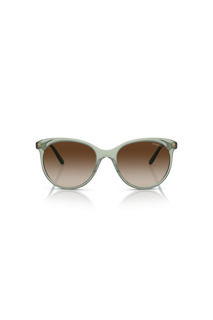 Vogue Transparent Sunglasses - Teal Green