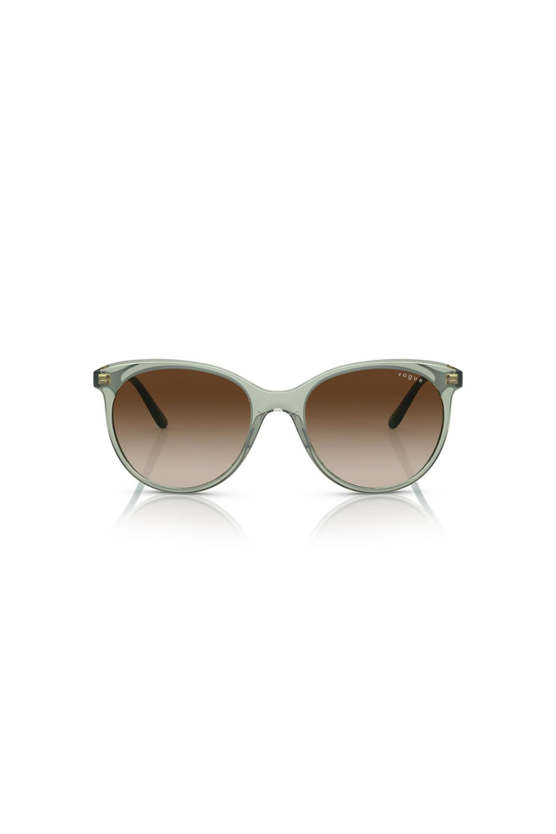 Vogue Transparent Sunglasses - Teal Green