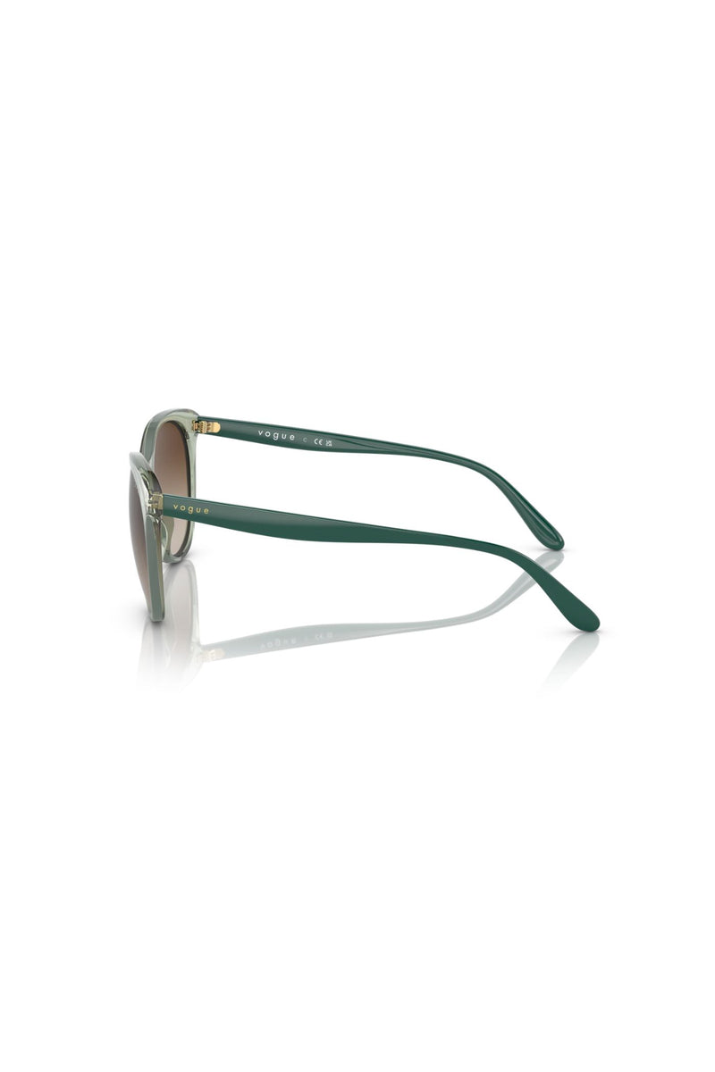 Vogue Transparent Sunglasses - Teal Green