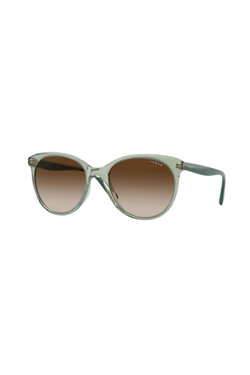 Vogue Transparent Sunglasses - Teal Green