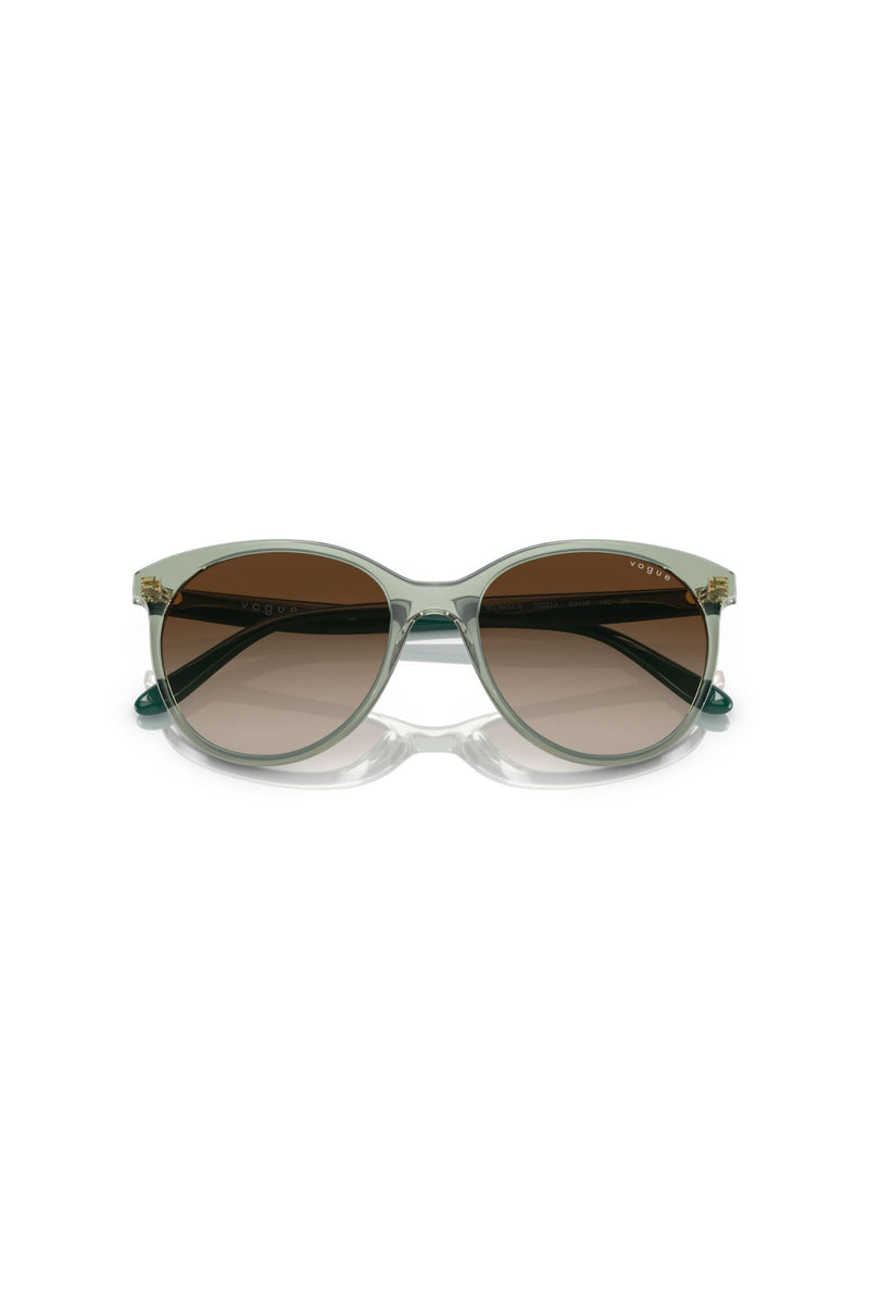 Vogue Transparent Sunglasses - Teal Green
