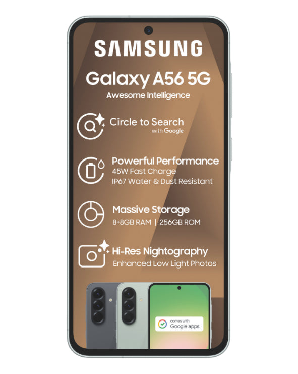 Galaxy A56 64GB Dual Sim Black Cellphone