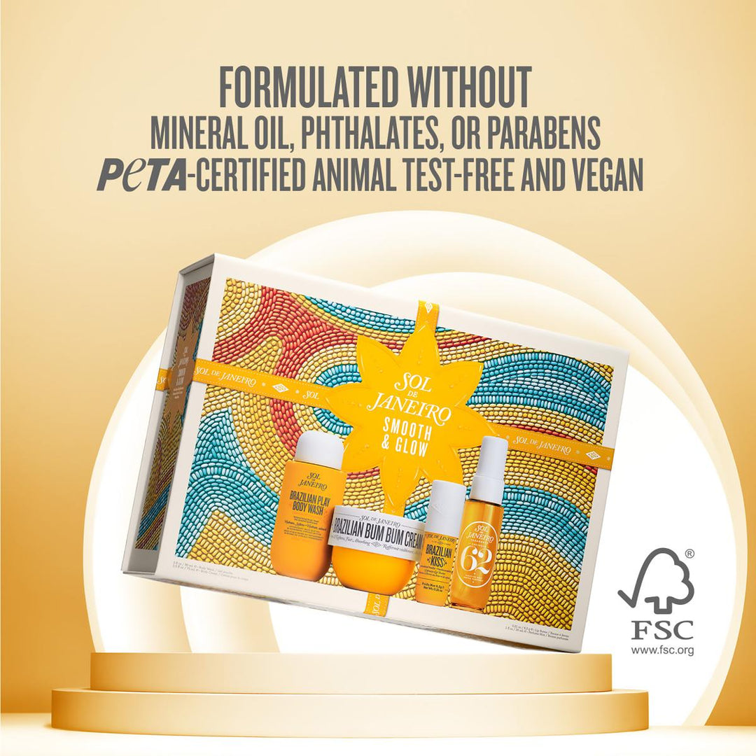 Cheirosa 62: Smooth and Glow Bum Bum Body Routine Set