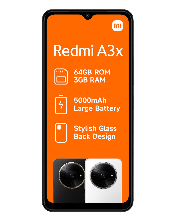 Redmi A3X 64GB 4G Dual Sim White Cellphone
