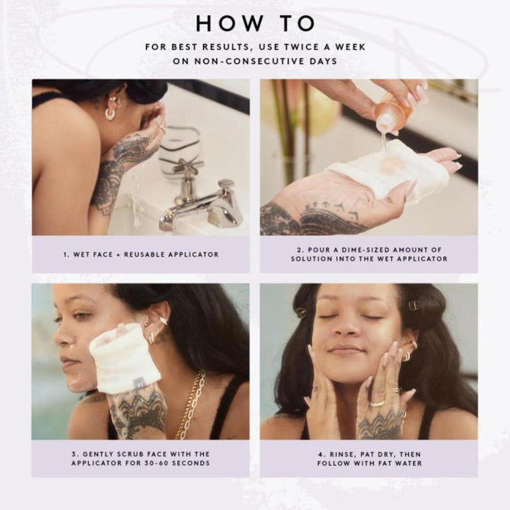 Pre-Show Glow Instant retexturizing 10% AHA Treatment + Reusable applicator