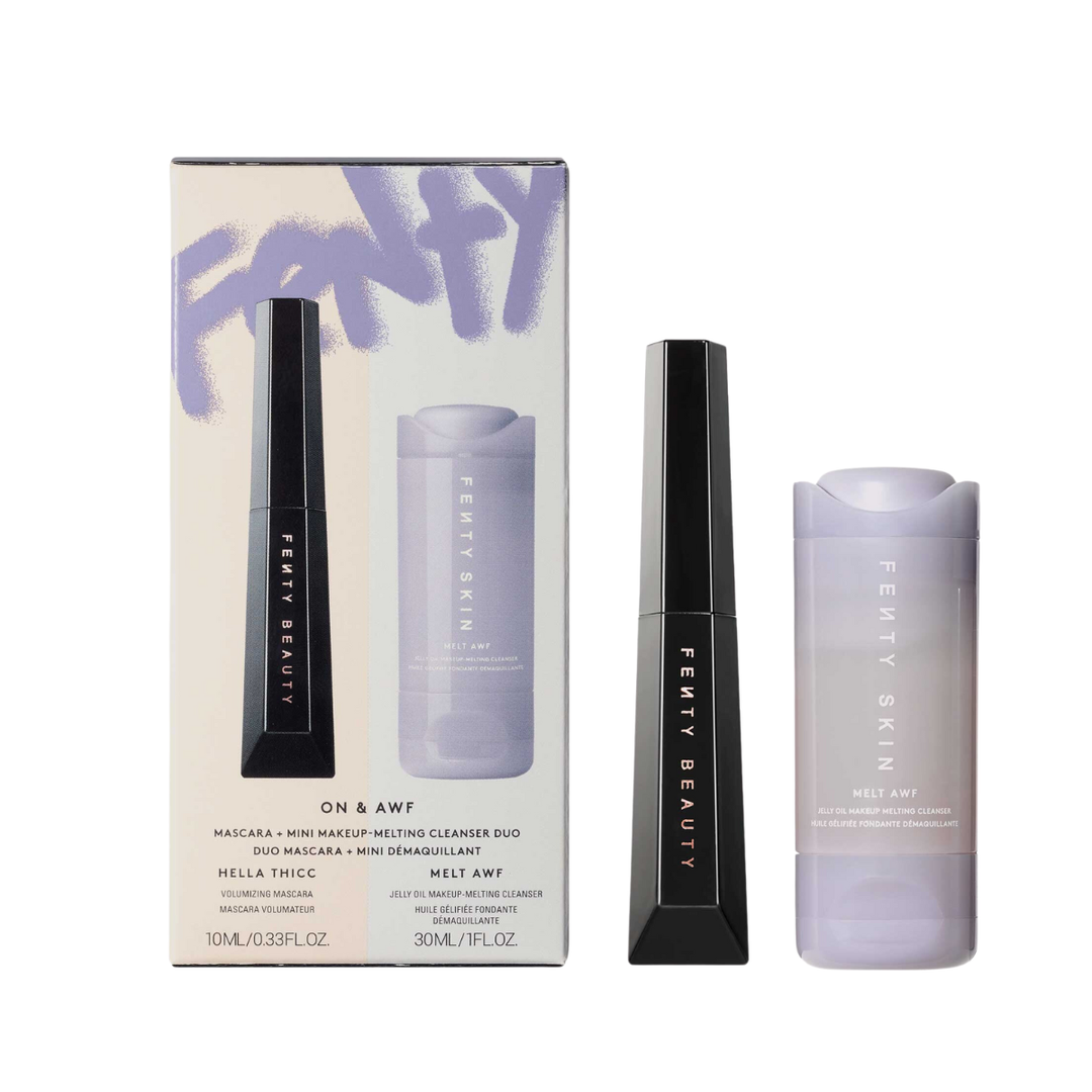 On & Awf Mascara Mini Makeup-Melting Cleanser Duo
