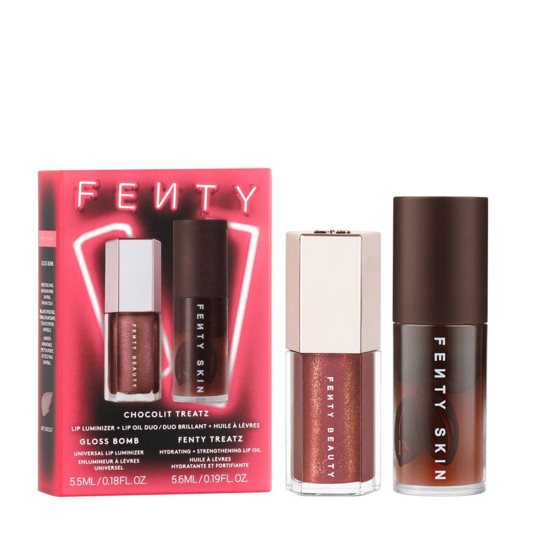 Chocolit Treatz Lip Luminizer + Lip Oil Duo