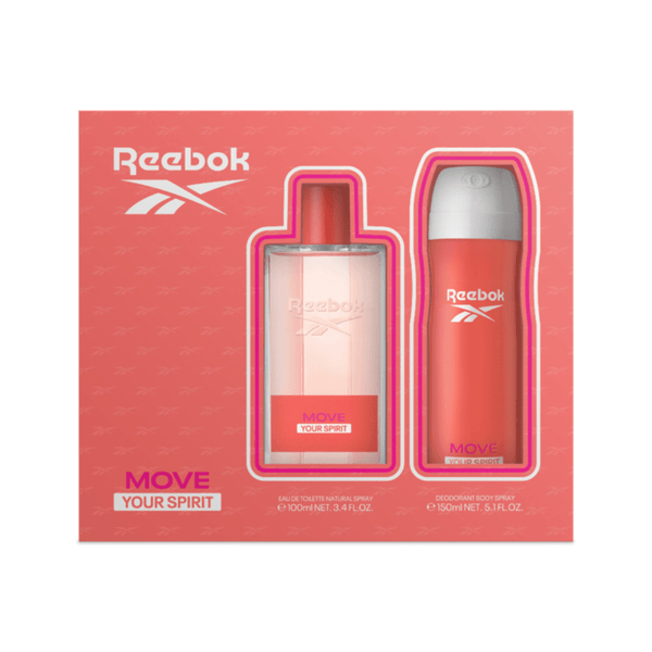 Ladies Reebok Move Your Spirit Set Female 100ml + Body Spray 150ml