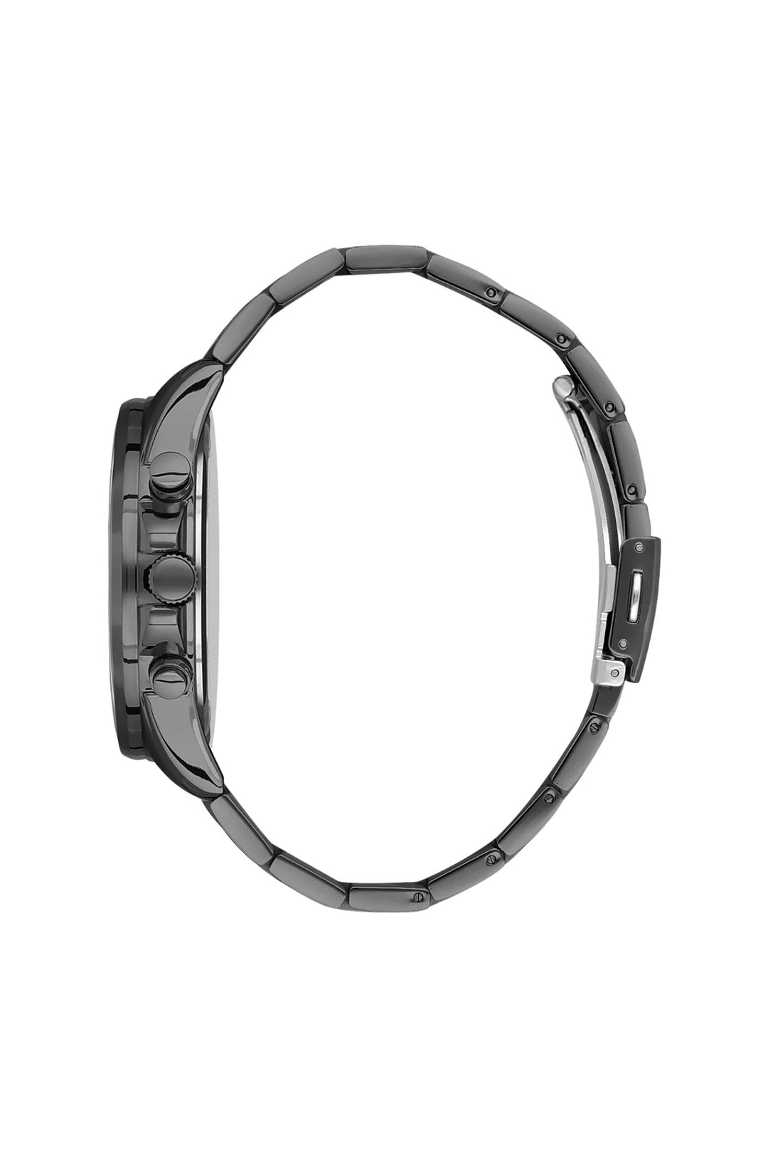 Blue Dial Gunmetal Watch - Grey