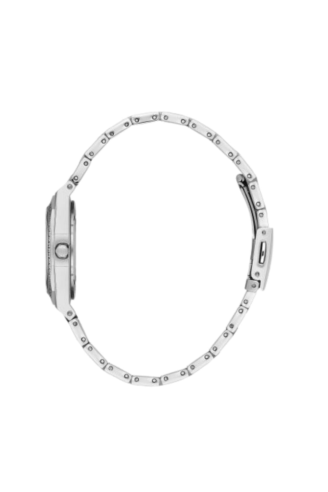 Stainless Steel Case Silver Dial Bracelet Watch - Silver