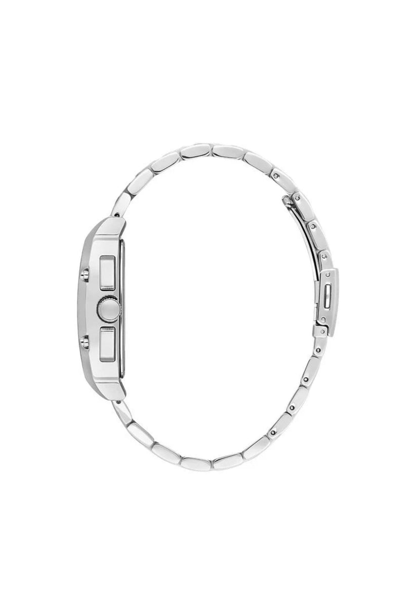 Gents, Black Dial Stainless Case & Bracelet Watch