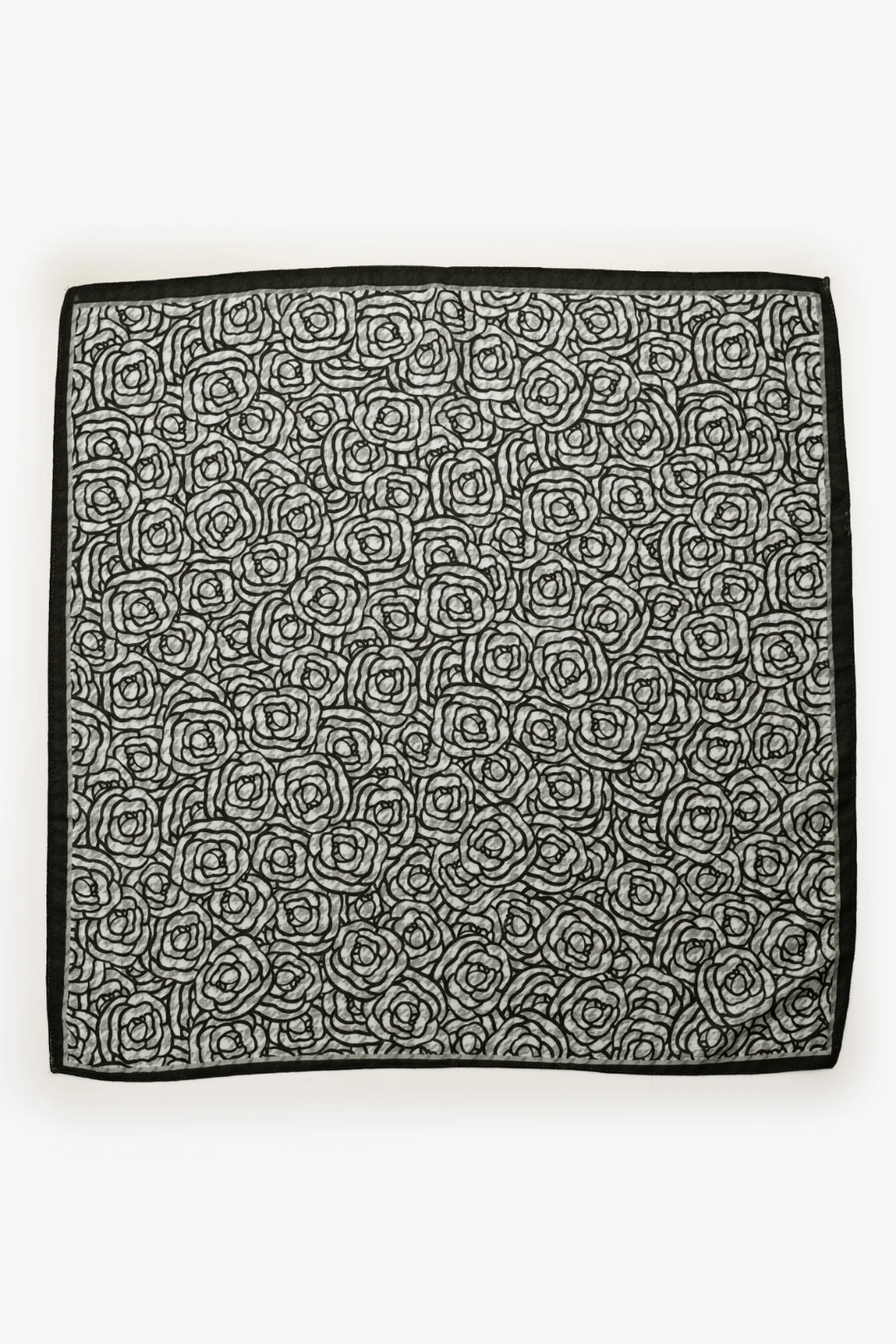 Rose Weave Neckerchief - Black