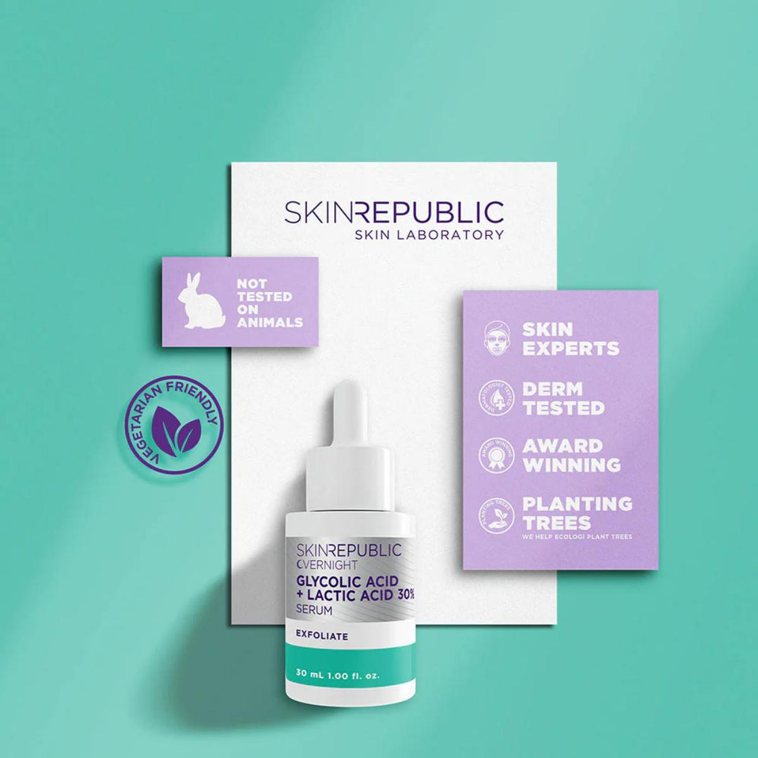 Glycolic Acid + Lactic Acid 30% Serum - 30ML