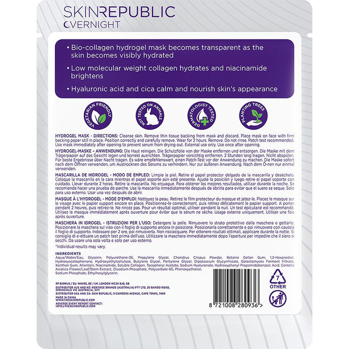 Skin Republic Bio-Collagen Hydrogel Mask