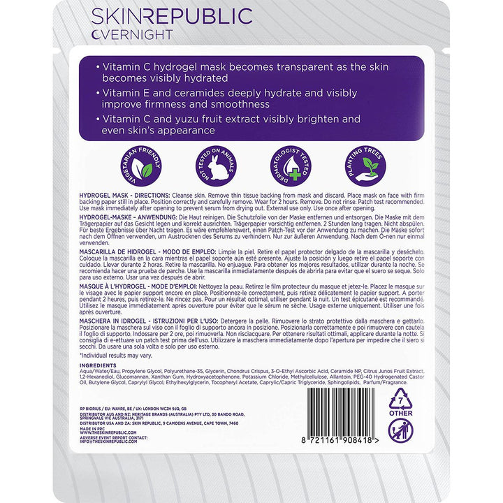 Skin Republic Vitamin C Overnight Hydrogel Mask