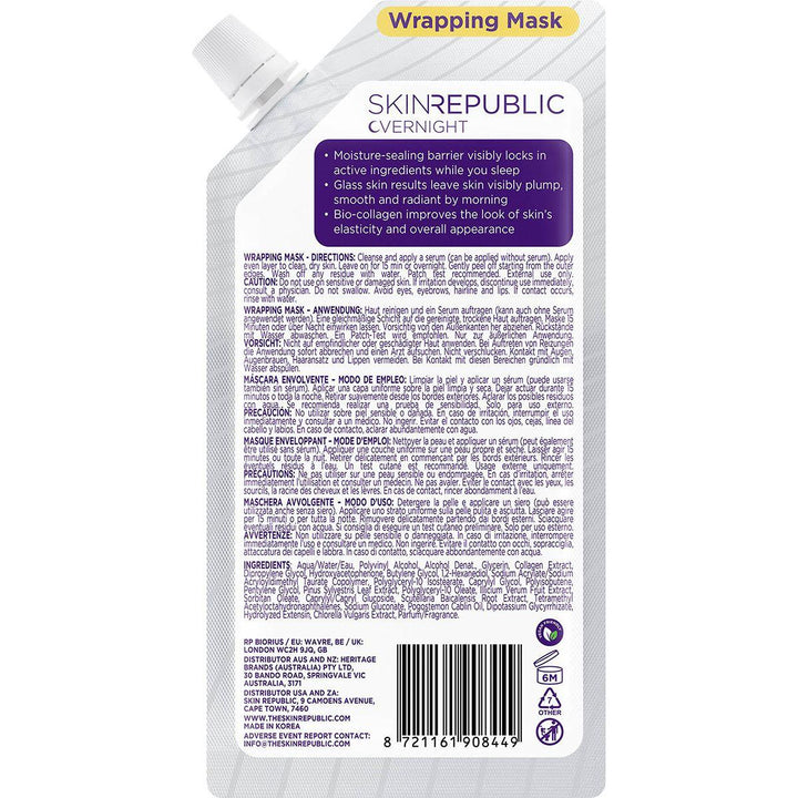 Skin Republic Bio-Collagen Overnight Wrapping Mask