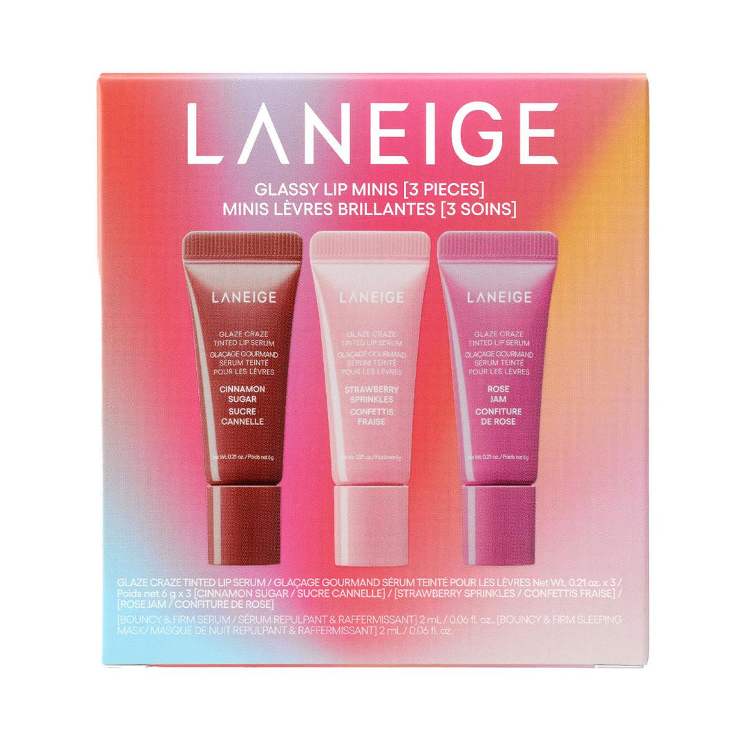 Glassy Lip Minis 3 Pc. Glaze Craze Tinted Peptide Lip Serum Gift Set