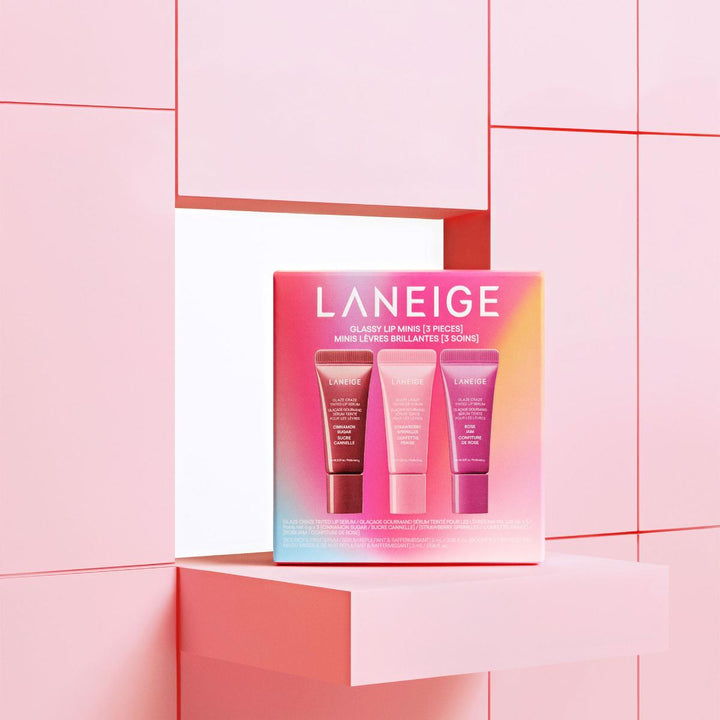 Glassy Lip Minis 3 Pc. Glaze Craze Tinted Peptide Lip Serum Gift Set