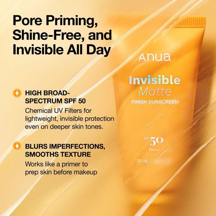 Invisible Matte Finish Sunscreen