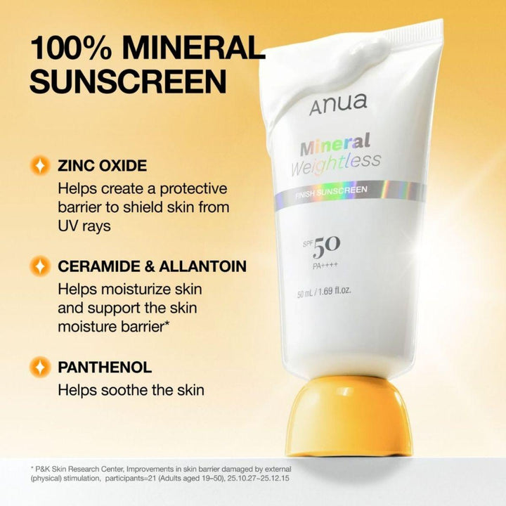 Mineral Weightless Finish Sunscreen