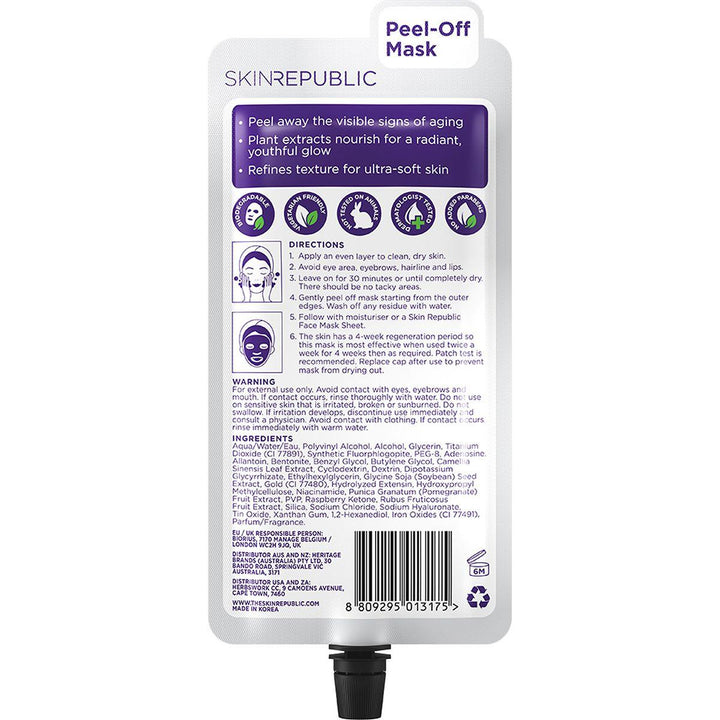 Skin Republic Gold Peel-Off Face Mask