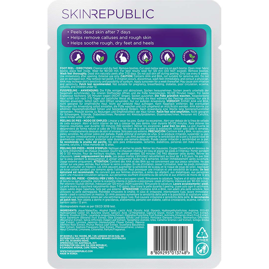 Skin Republic Foot Peel Treatment