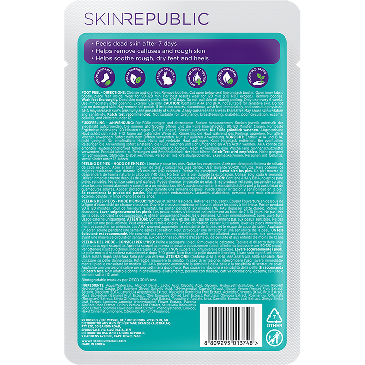 Skin Republic Foot Peel Treatment