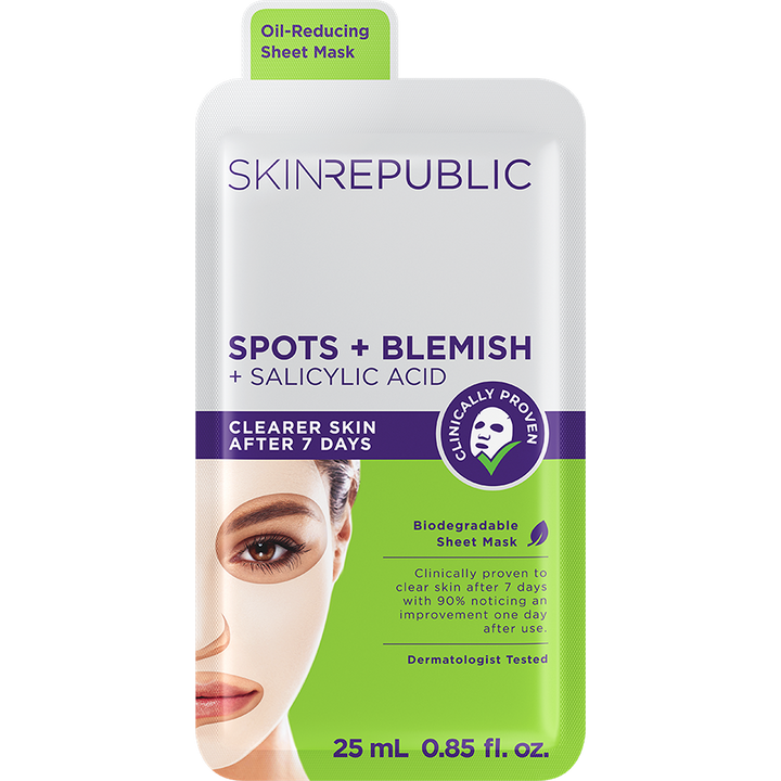 Skin Republic Spots + Blemish Face Mask