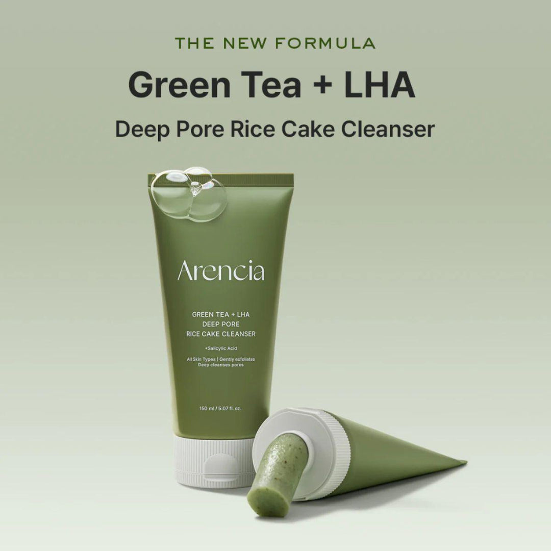 Arencia Green Tea + Lha Deep Pore Rice Cake Cleans