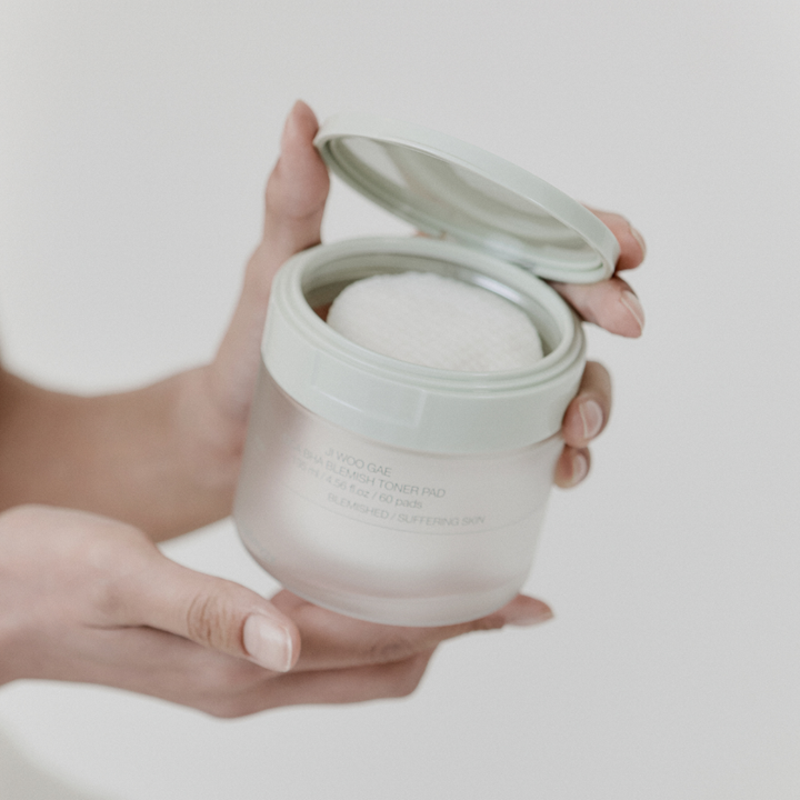 Ji Woo Gae Cica Bha 60 Pcs Blemish Toner Pads