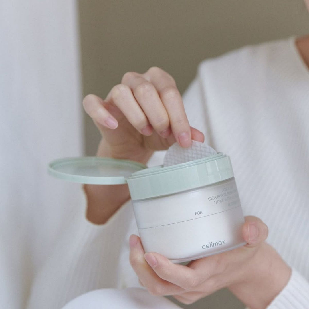 Ji Woo Gae Cica Bha 60 Pcs Blemish Toner Pads