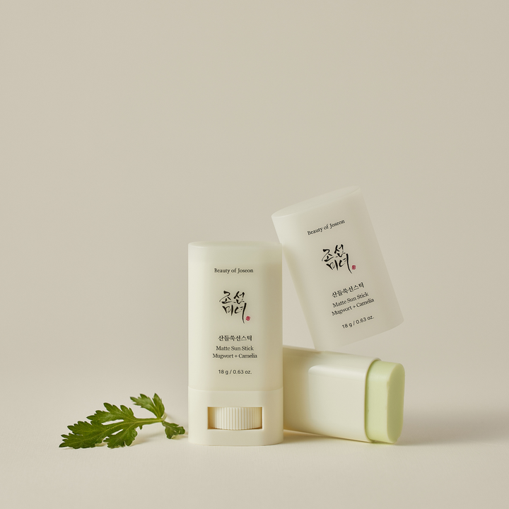 Matte sun stick : Mugwort + Camilia