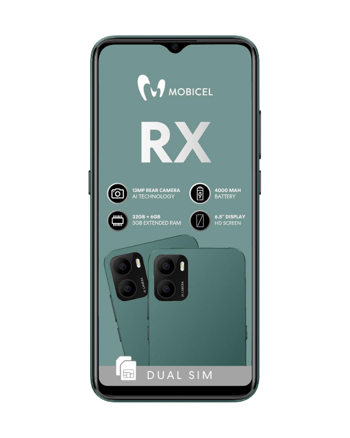 RX Dual Sim Cellphone - Green