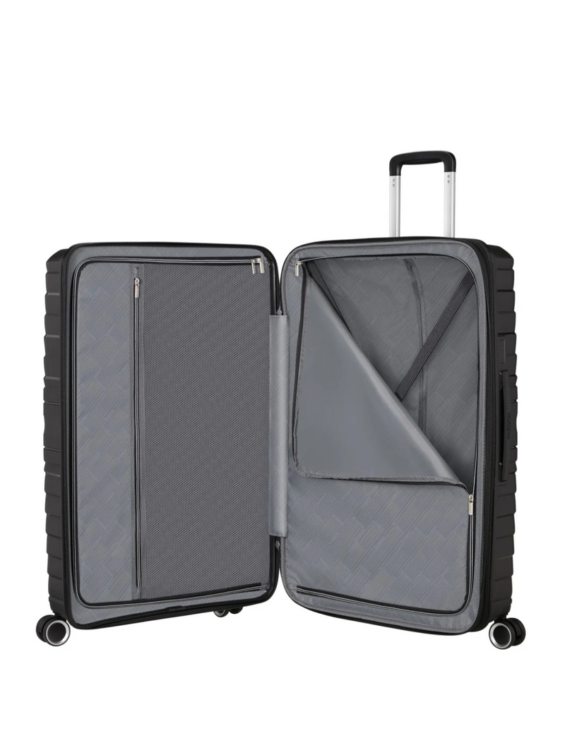 Flytwist Spinner TSA Expandable Suitcase - Black