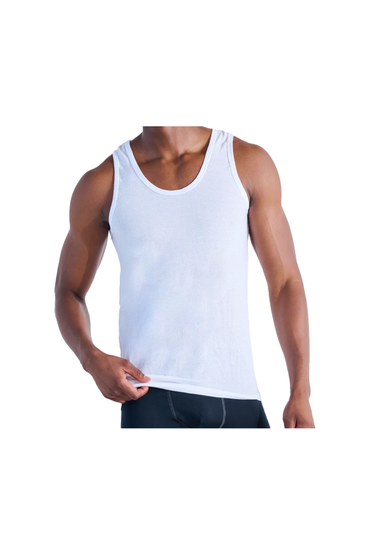 Men's Jockey Cell Vest White