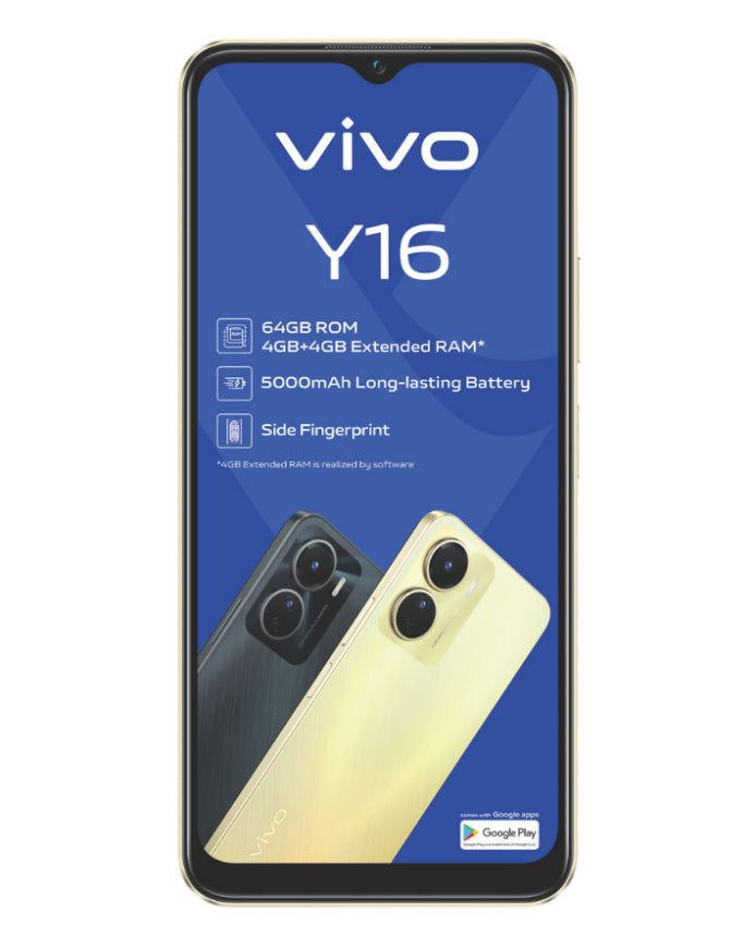 Y16 Dual Sim Black Cellphone