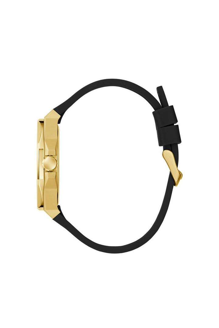 Black & Gold Tone Analogue Watch