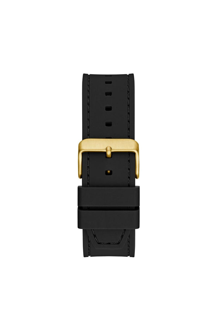 Black & Gold Tone Analogue Watch