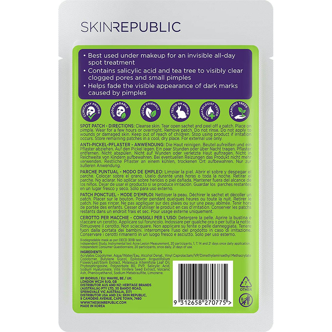 Skin Republic Spot Clear Patches (48 x Patches)