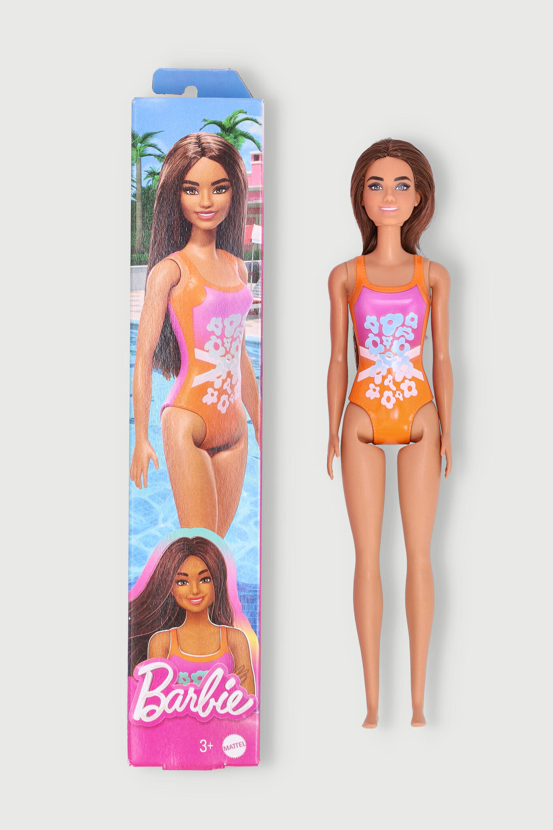 Pre-Girls Barbie™ Beach Doll - Pink/Orange
