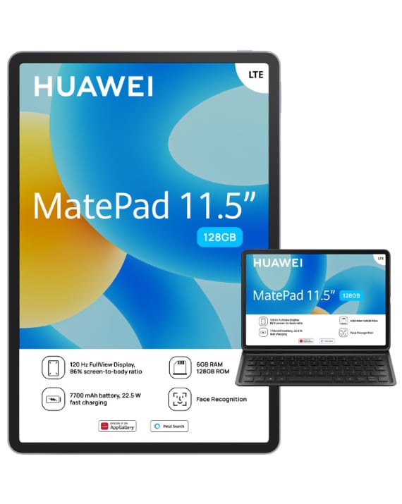Matepad 11.5 128GB Grey Tablet with M-Pencil & Keyboard – Edgars