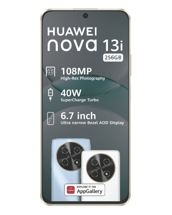 Nova 13i Dual Sim White Cellphone